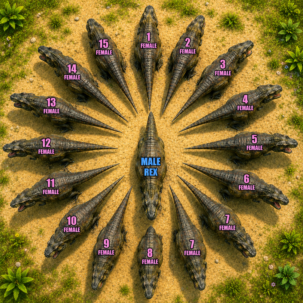 Example breeding setup from Pickleopedia